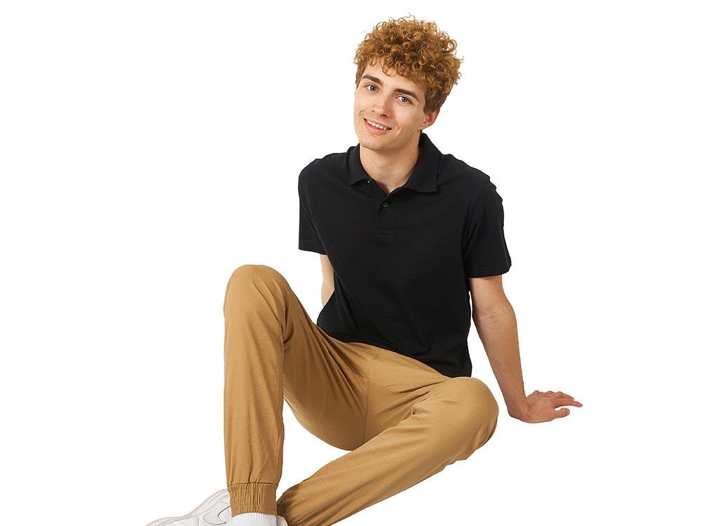 Рубашка поло Laguna мужская, черный-1