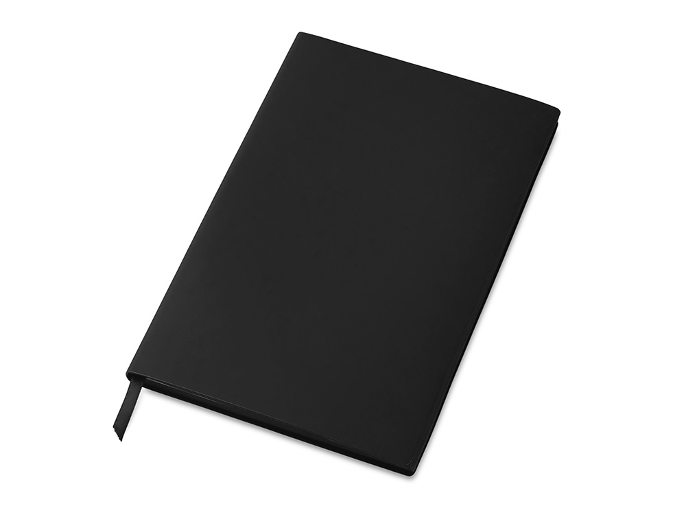 Блокнот C1 софт-тач, гибкая обложка, 128 листов, черный-0