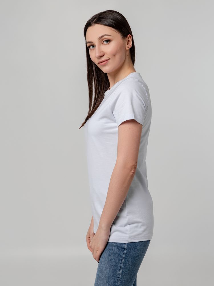 Футболка женская T-bolka Stretch Lady, белая-6
