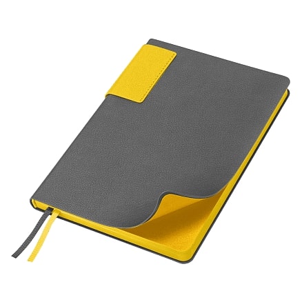 Ежедневник Flexy Star Sivilia Grey Edition Color А5 серо-желтый, Серо-желтый-0