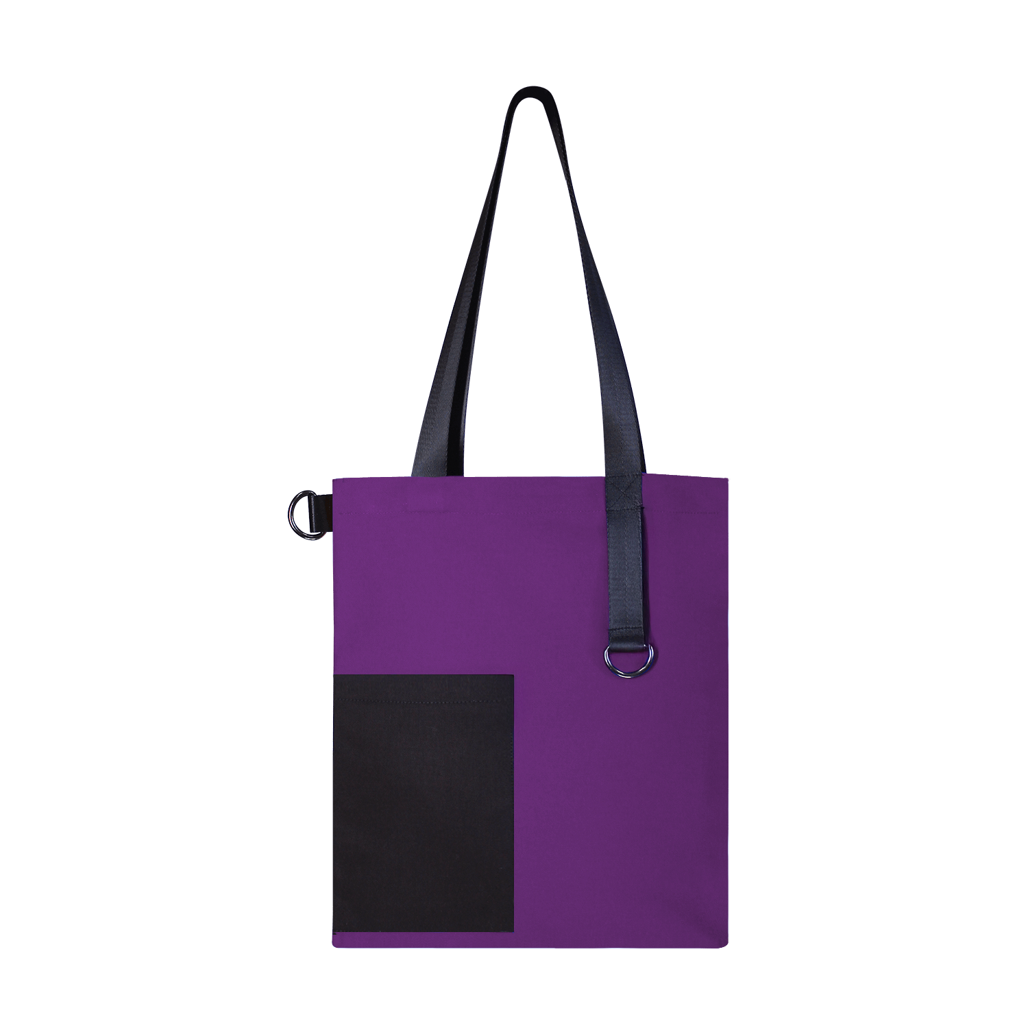 Шоппер Superbag Color (фиолетовый с черным)-1