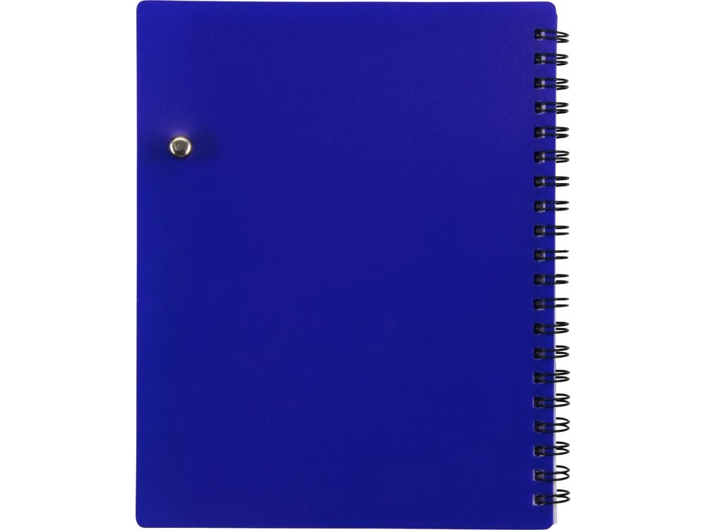 Блокнот Контакт с ручкой, синий-5