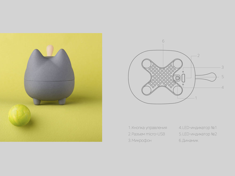 Портативная акустика Rombica Mysound Tito 1C, светло-серый-9