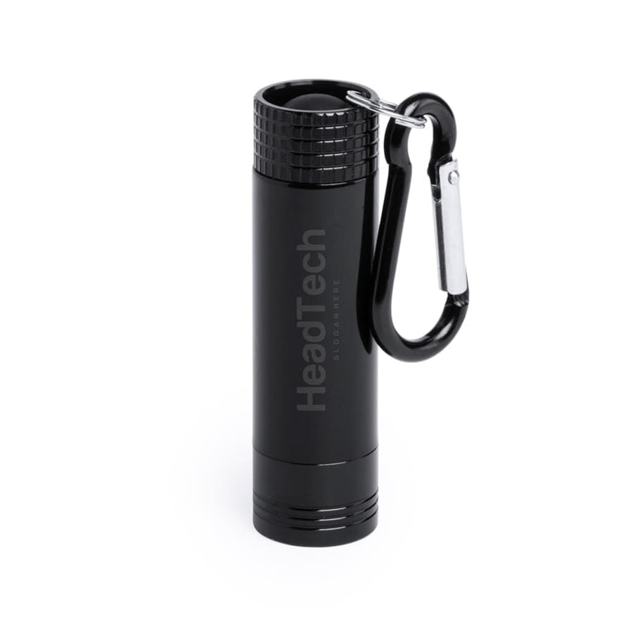 Карманный LED фонарь DERSTAK , алюминий, черный-3