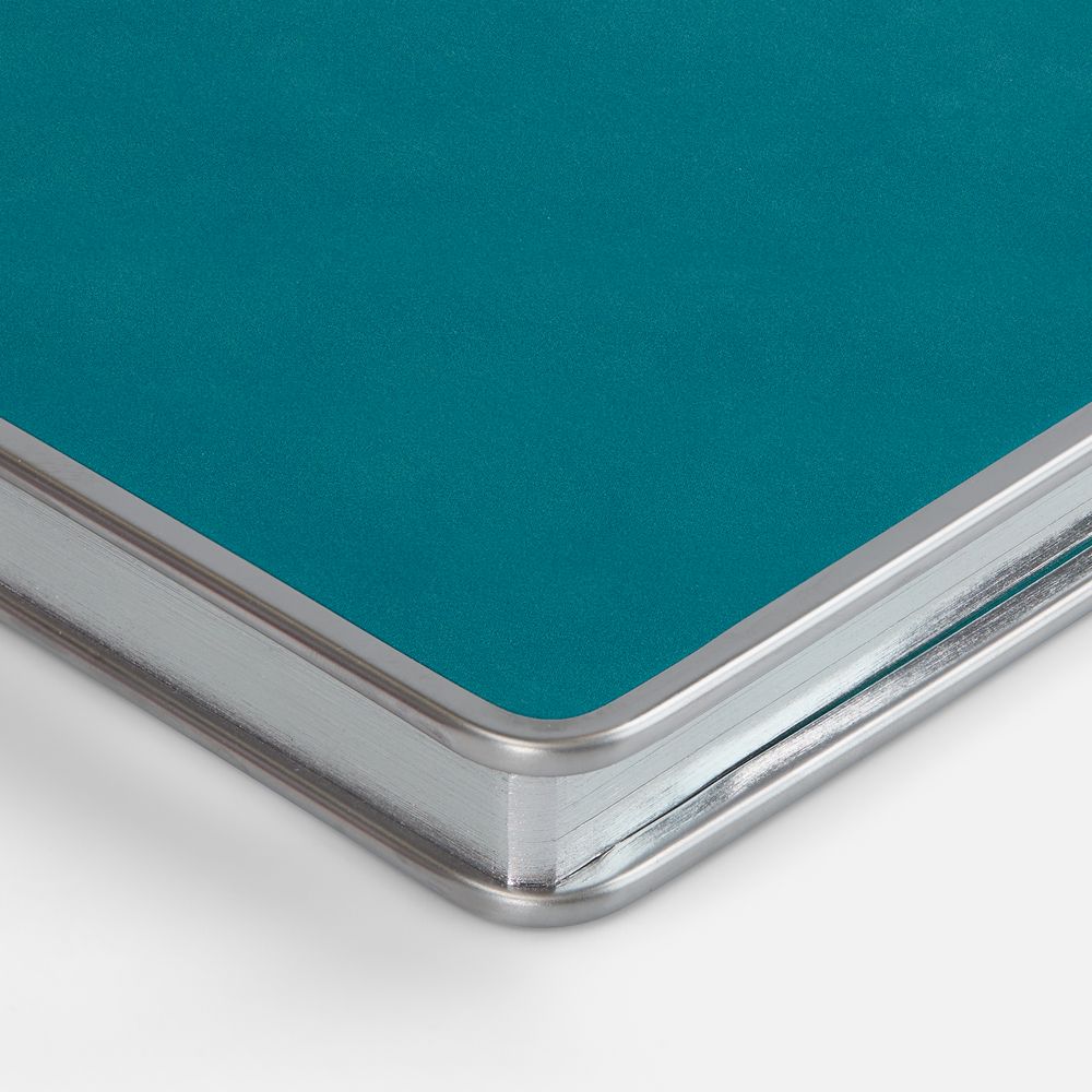 Ежедневник Metal Frame на заказ, датированный, бирюзовый-2