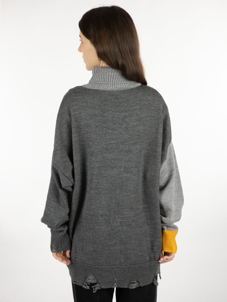 Свитер оверсайз Tricksy Net Grunge на заказ, полушерсть-7