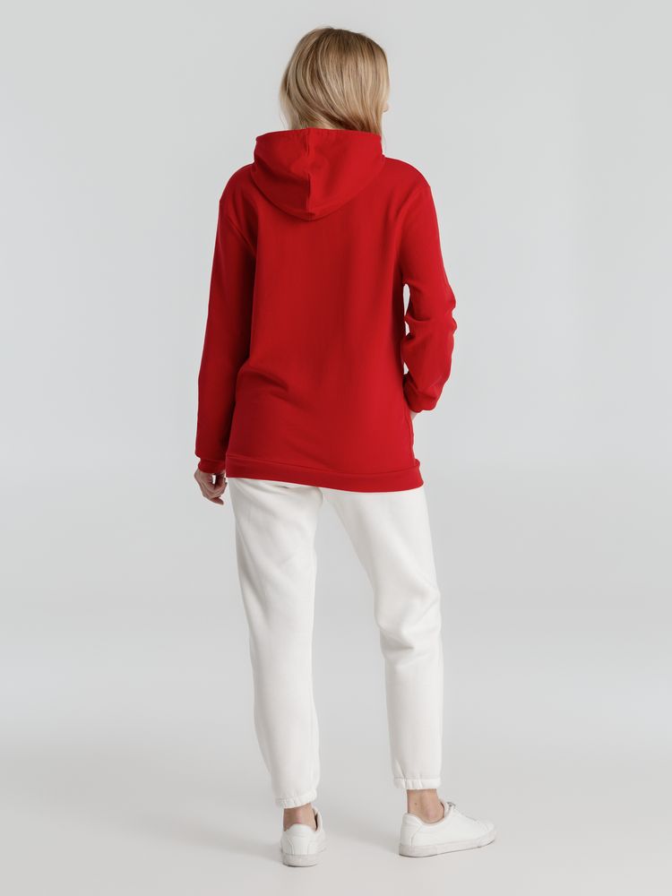 Толстовка с капюшоном унисекс Hoodie, красная-7