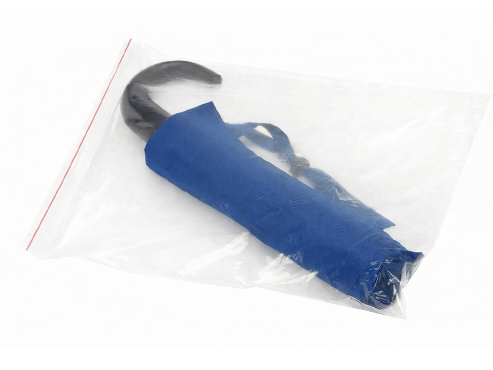 Складной зонт полуавтоматический, синий-8