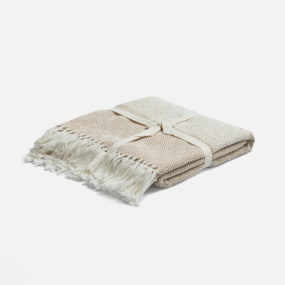 Плед Ladakh, бежевый-0