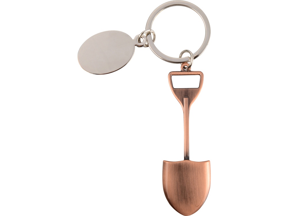 Брелок с шильдом, бронзовый-2