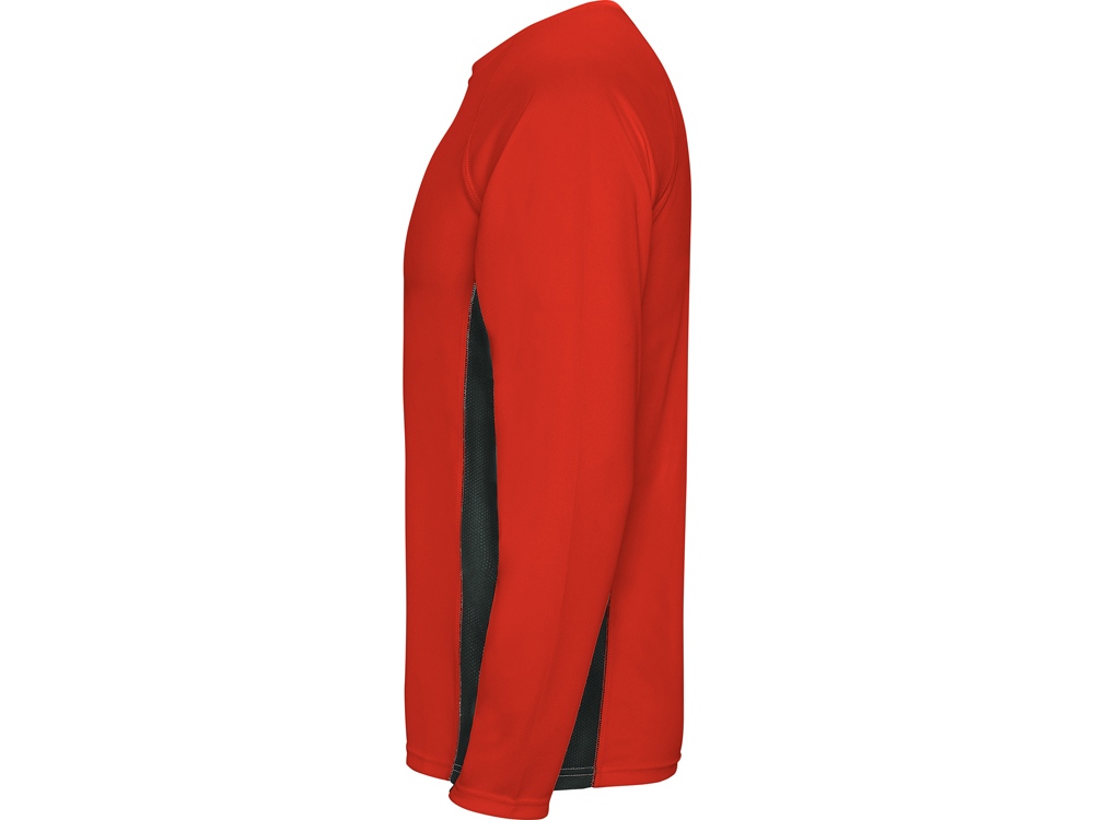 Футболка Shanghai  мужская с длинным рукавом, красный/графитовый-2