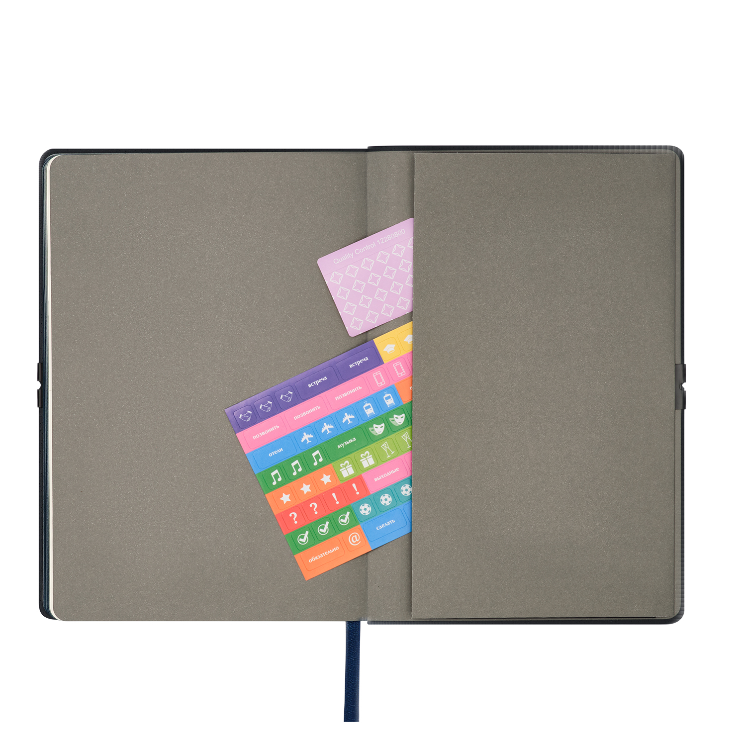 Ежедневник Ин Велюр (In Velour) недатированный, синий-7