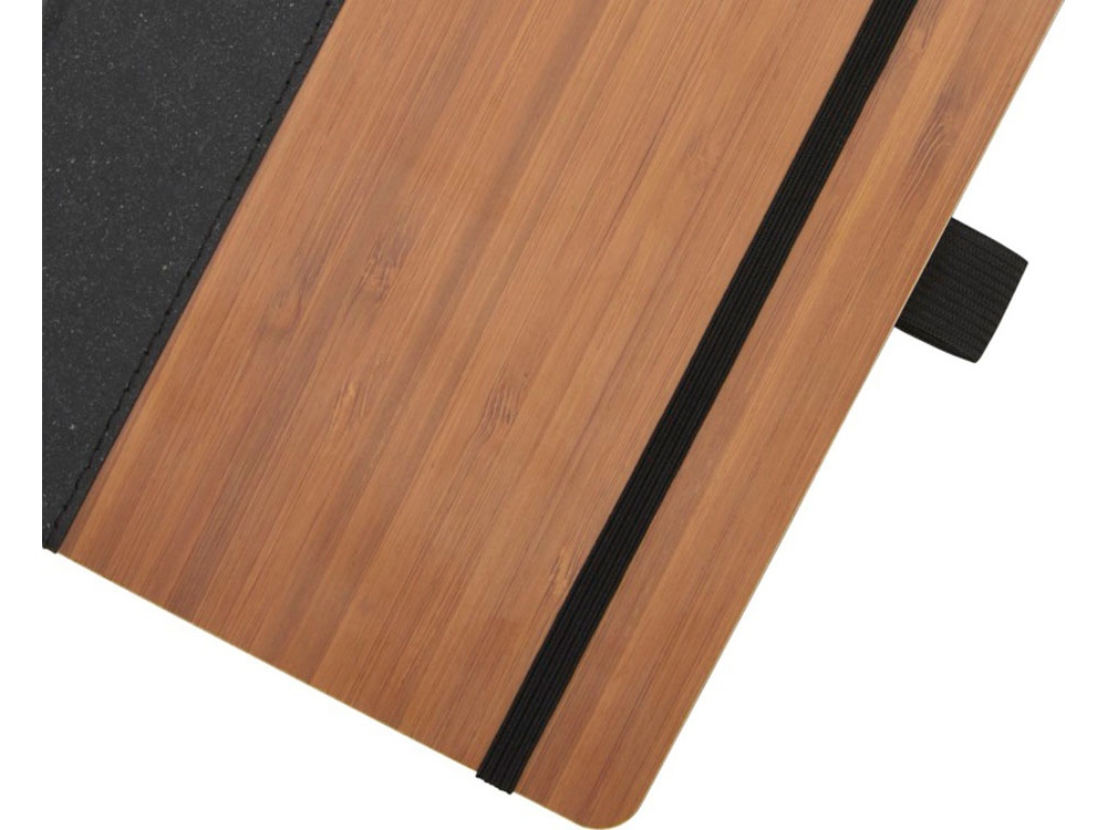 Блокнот A5 Note с обложкой из бамбука, натуральный-2