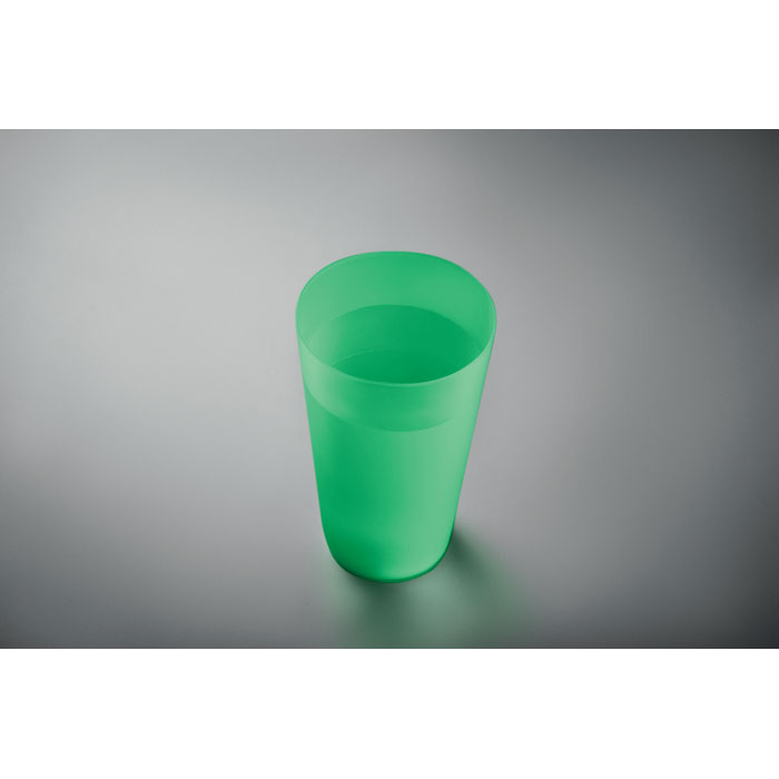 Reusable event cup 500ml, прозрачно-зеленый-1