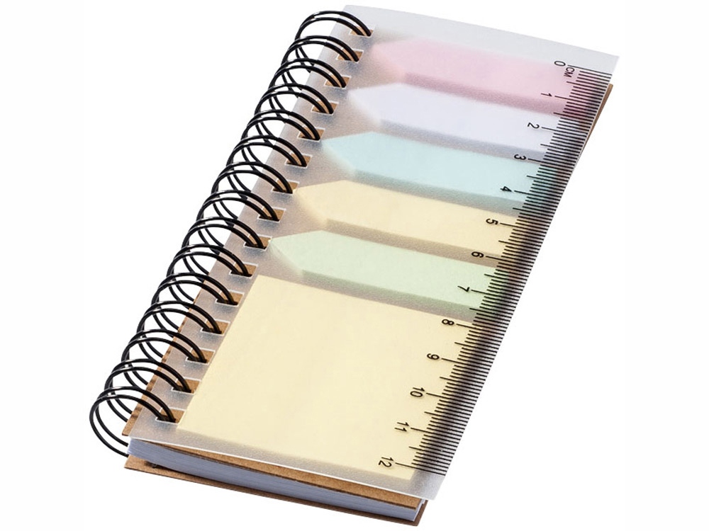 Блокнот Spiral с клейкими листами-0
