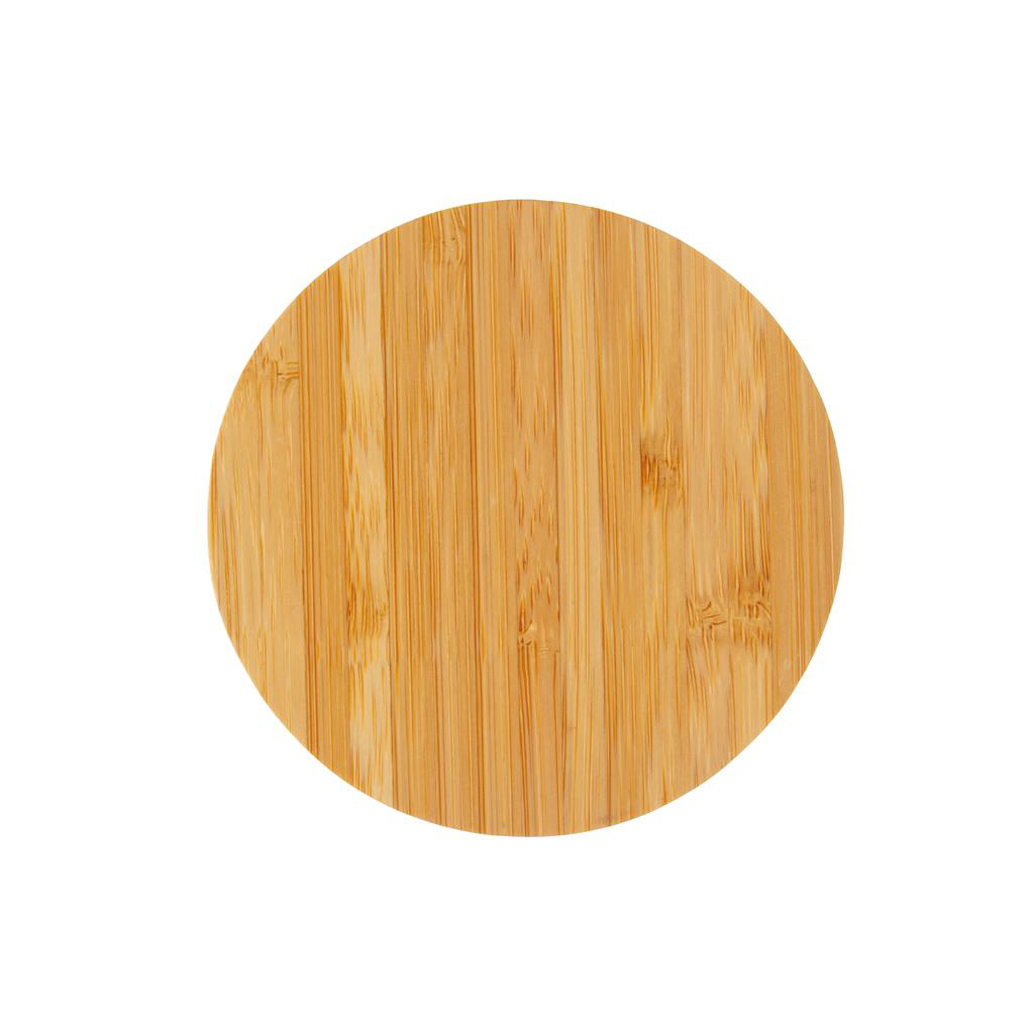 Круглая док-станция Bamboo FSC® для беспроводной зарядки, 5 Вт-5
