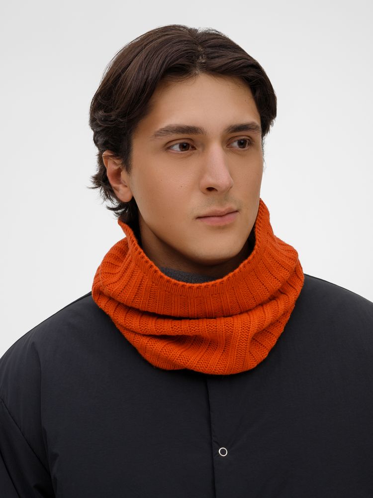 Снуд ComFleece, темно-оранжевый (кирпичный)-2