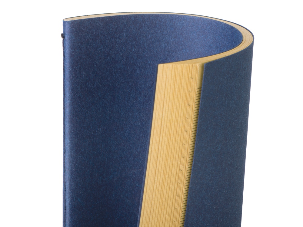 Блокнот Monet, гибкая обложка A5 из моющегося крафта, 32 листа, темно-синий-4