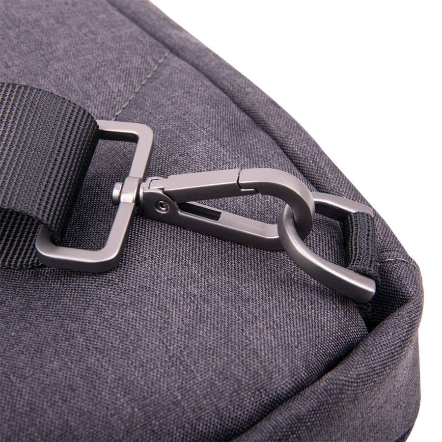 Сумка на плечо CORE, серый, 100% полиэстер , серый, голубой-8