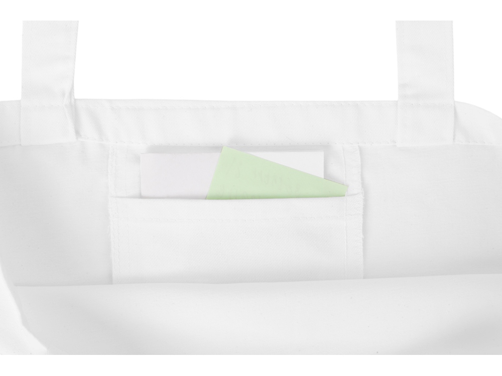 Сумка с широким дном и боками, белый-7