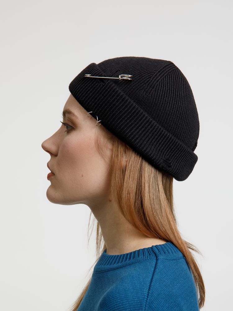 Шапка Pricker, черная-5