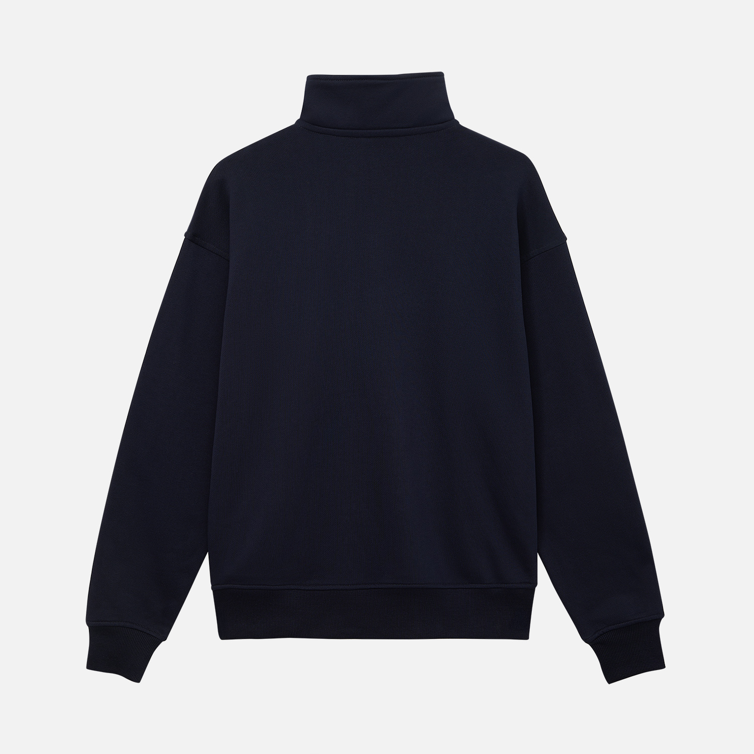 Толстовка на молнии унисекс Флоу (Flow), темно-синяя-8