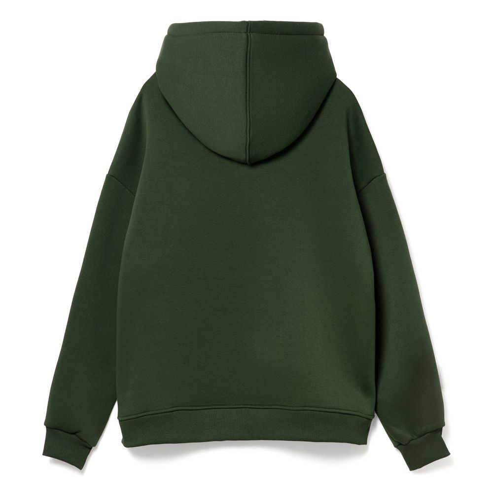 Худи Kulonga Oversize, темно-зеленое-2