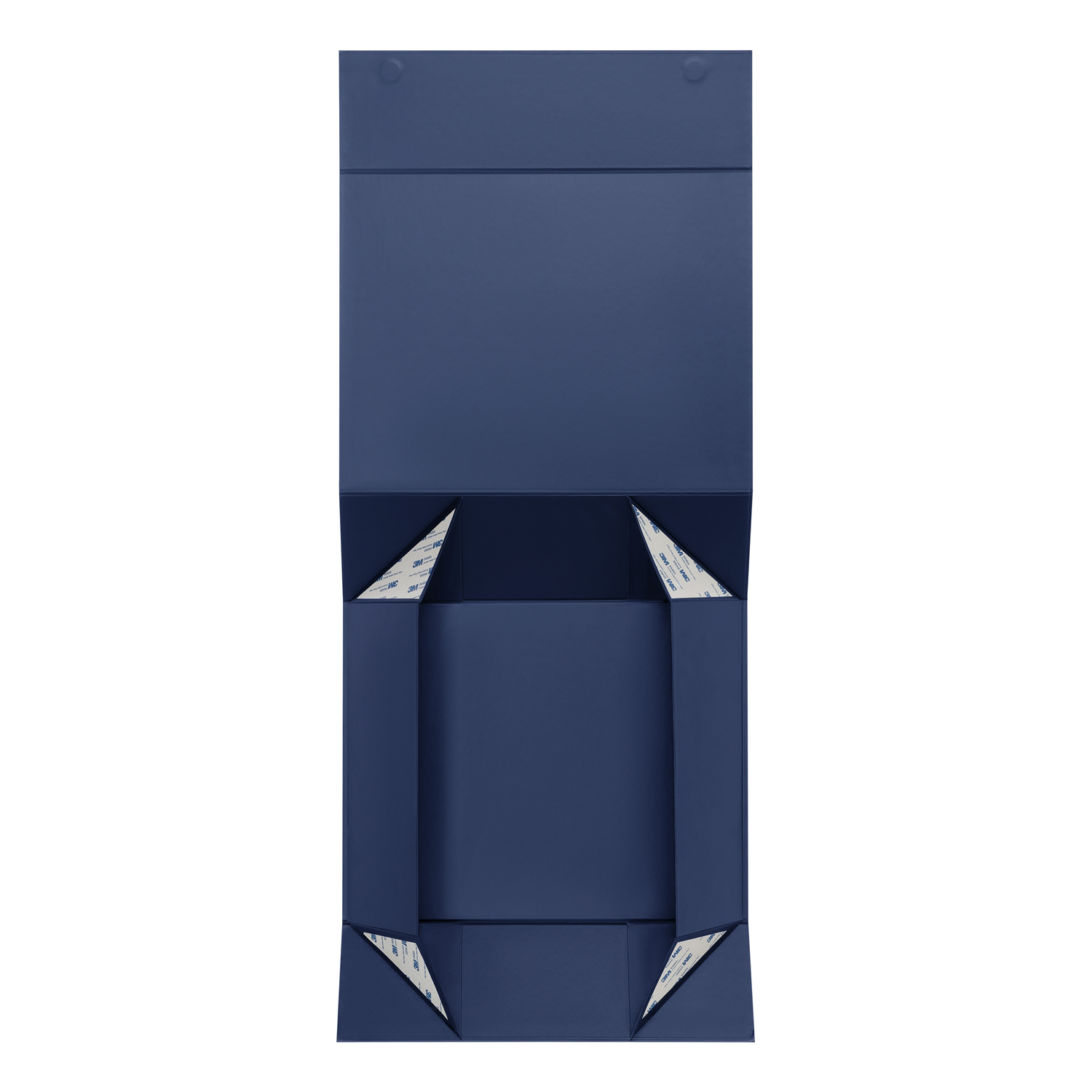 Подарочная коробка-трансформер большая, синяя-3
