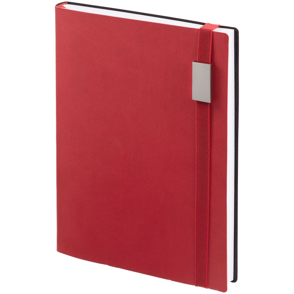 Ежедневник Vivian Metal, недатированный, красный-1