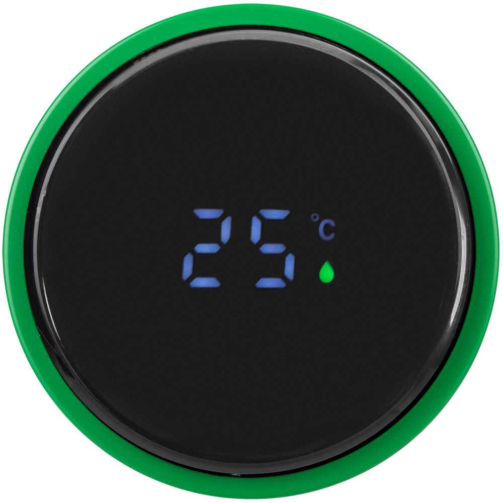 Смарт-бутылка с заменяемой батарейкой Long Therm, зеленая-3