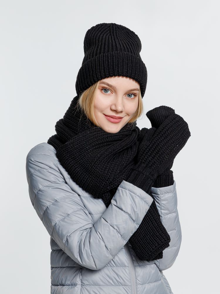 Шарф Nordkyn, черный-2