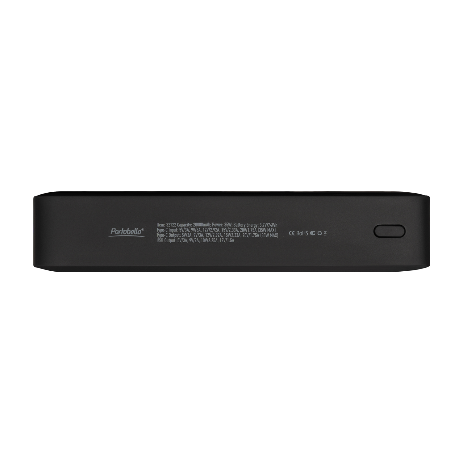 Внешний аккумулятор с подсветкой Анкор Плюс PD (Ancor PD Plus) 20000 mAh, черный-5