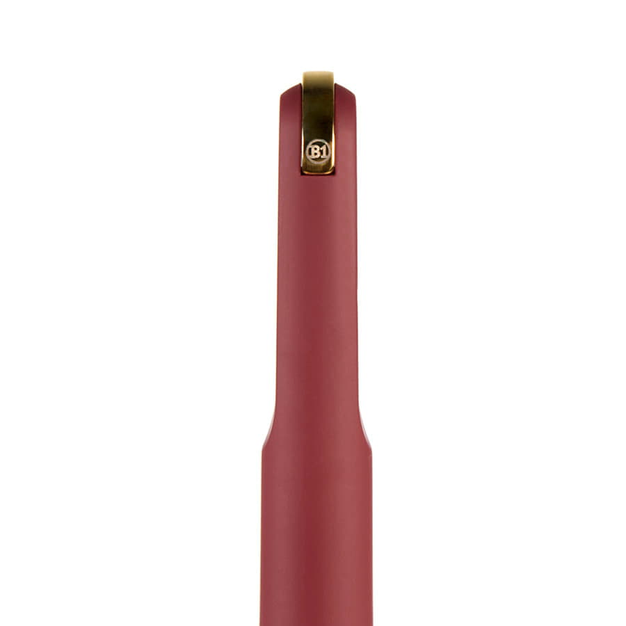 Ручка шариковая FARO, покрытие soft touch, бордовый, золотистый-1