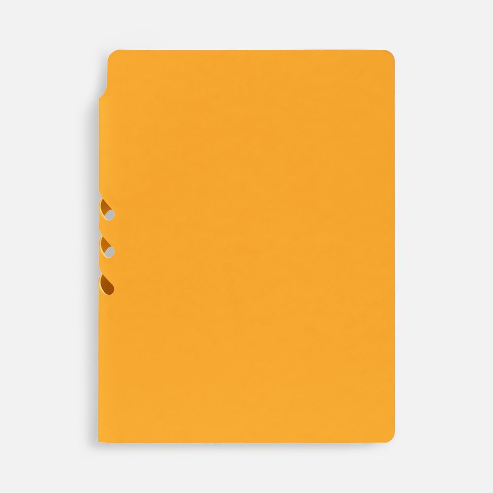 Ежедневник Flexpen Shall, недатированный, желтый-3