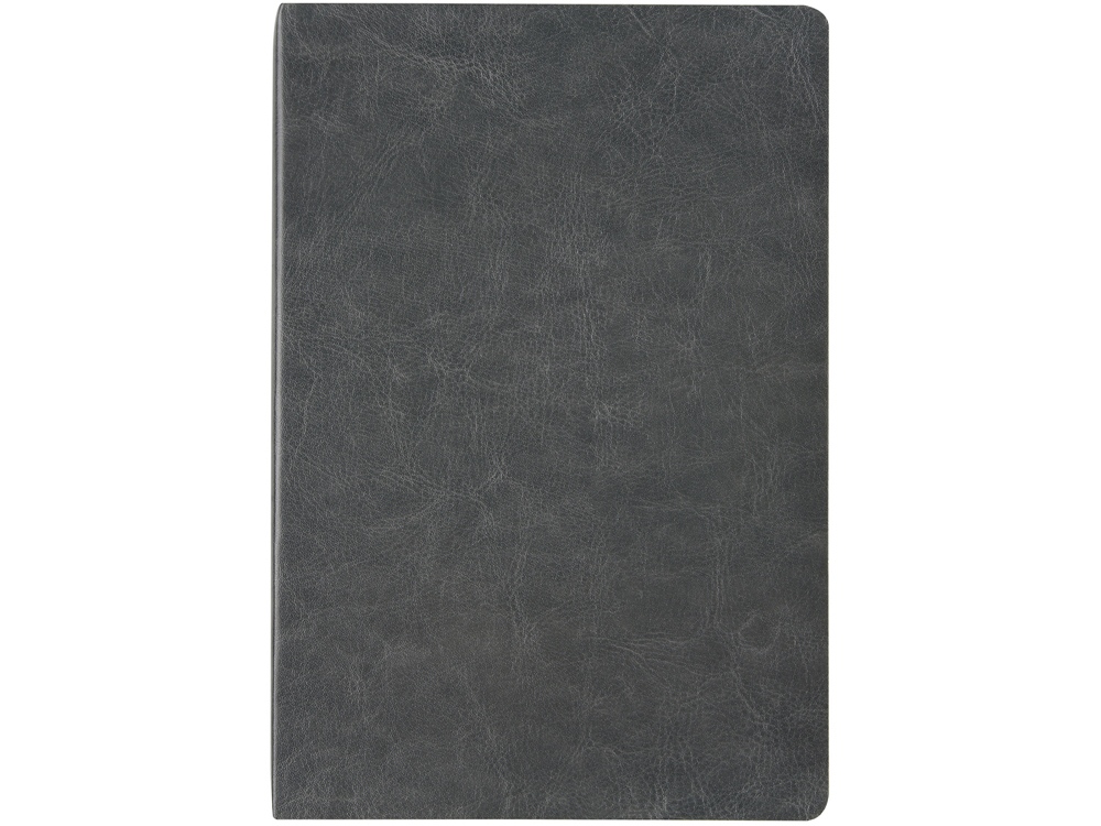 Ежедневник недатированный А5 Megapolis Nebraska Flex, серый с золотым обрезом-1