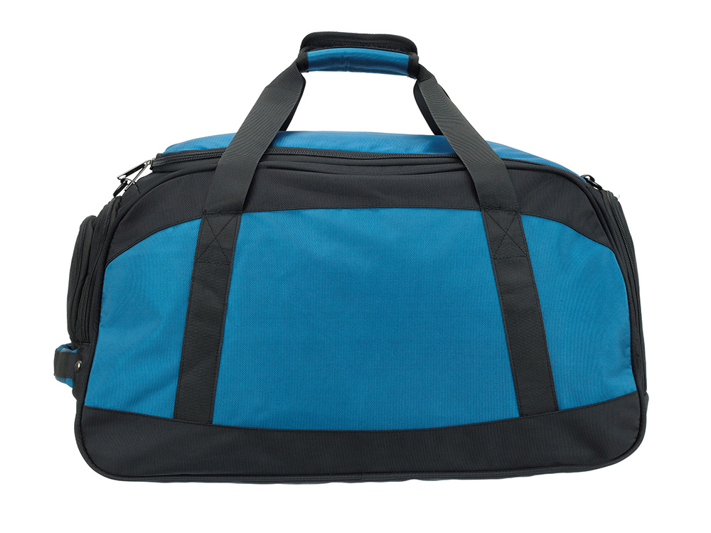 Сумка спортивная TORBER, синий/черный, полиэстер, 52 х 25 х 30 см-4