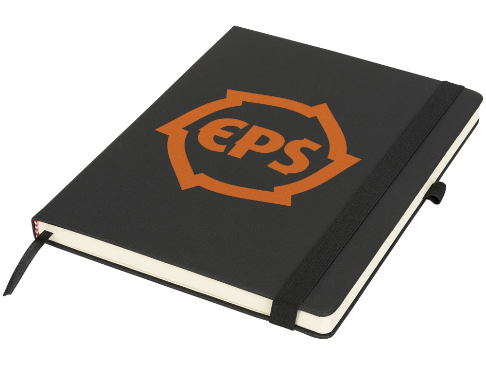 Блокнот Rivista большого размера, черный-5