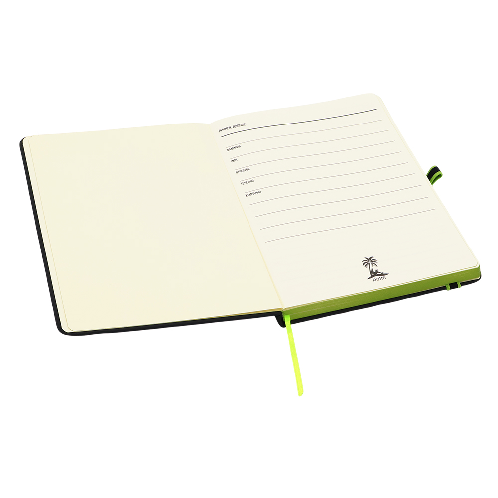 Ежедневник A5 недатированный Sir Lewis в твёрдом переплёте, Зелёный-1