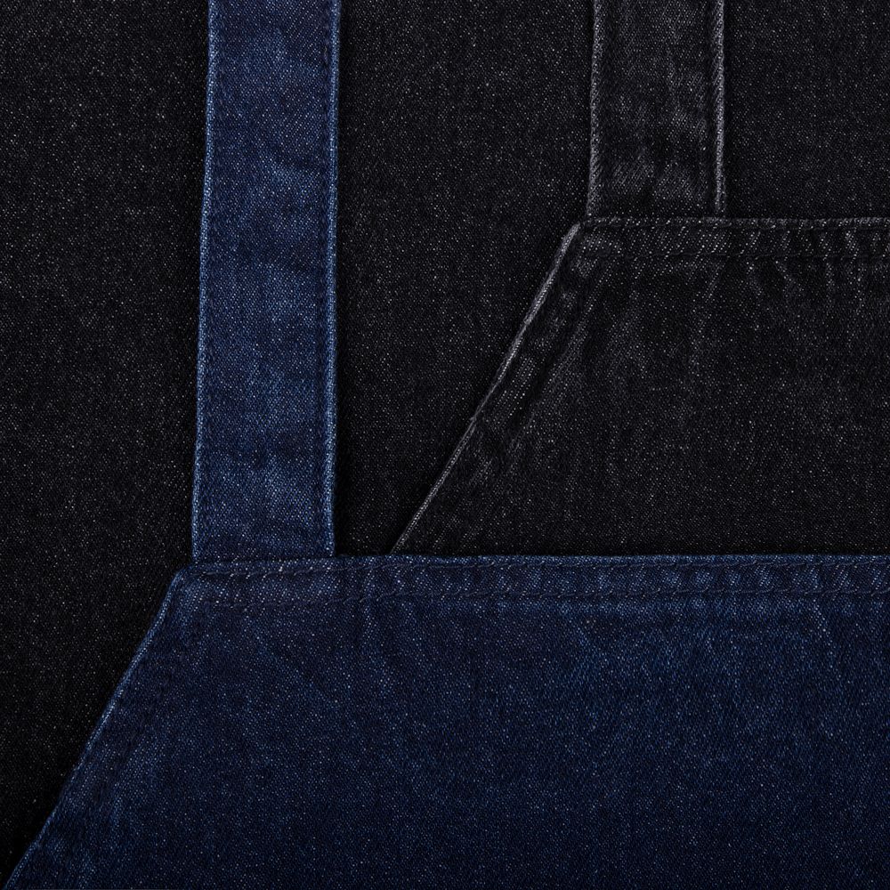 Фартук джинсовый E2, синий-2