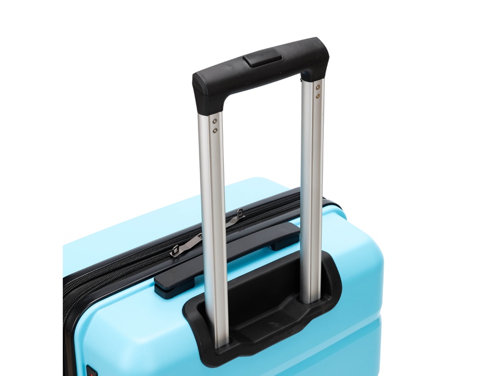 Чемодан TORBER В Отпуск, бирюзовый, полипропилен, 40,5 х 25 х 62,5 см, 55 л-3