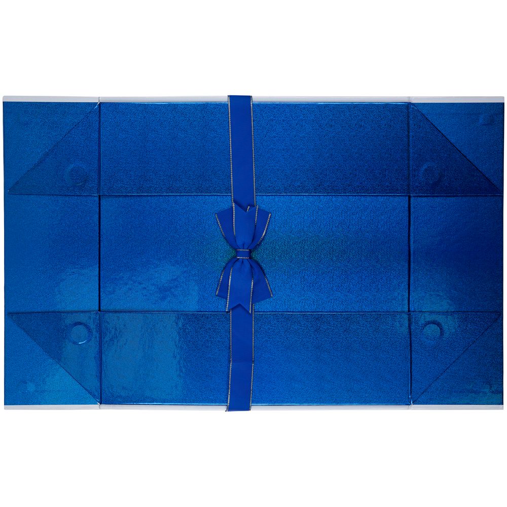 Коробка складная Gallant, L, белая с синим-2