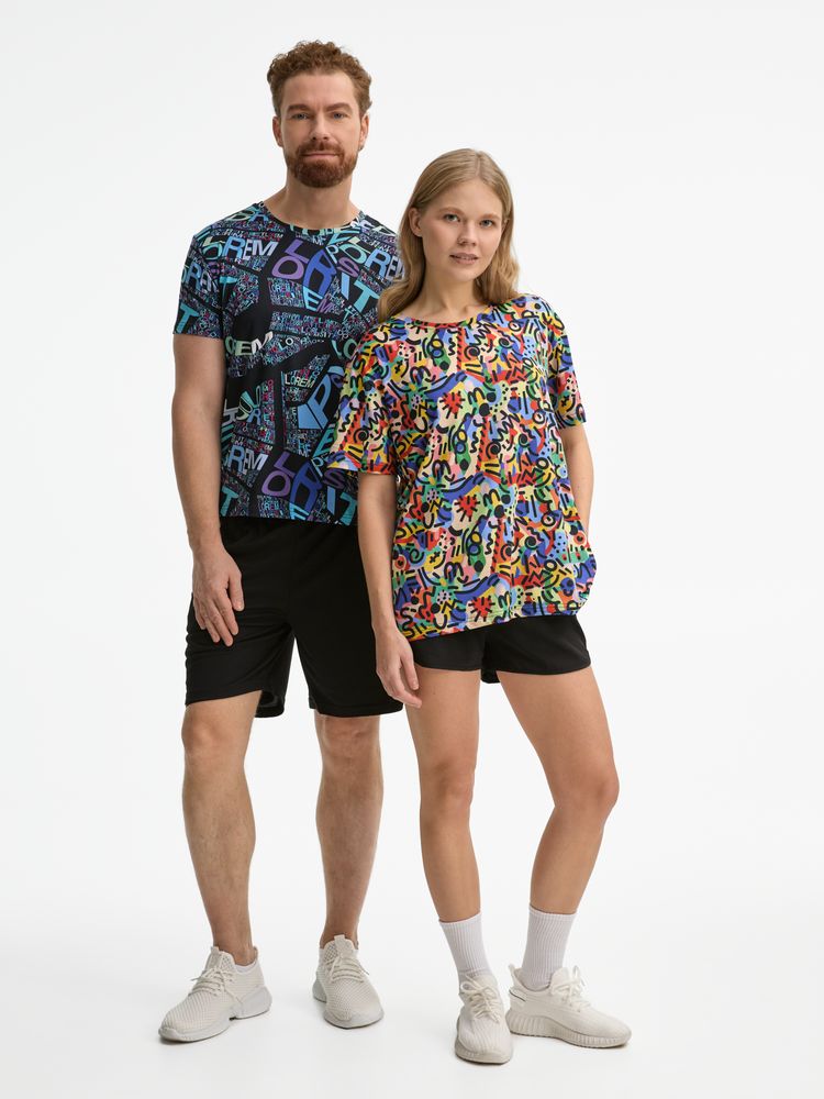 Футболка унисекс Senti с полной запечаткой на заказ-7