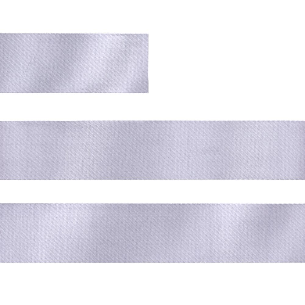 Лента сатиновая Satin 20 M, серая, 100 см-2