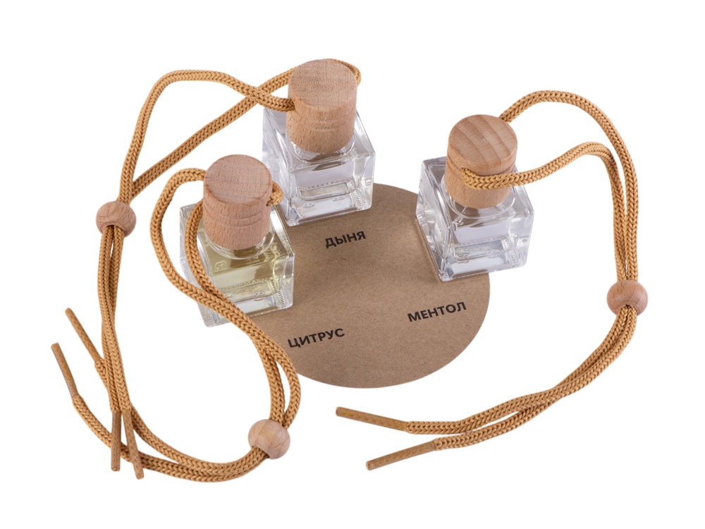 Набор автоароматов Boho 3, крафтовый тубус-3