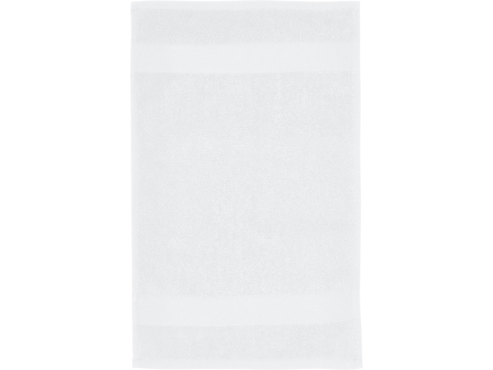 Хлопковое полотенце для ванной Sophia 30x50 см плотностью 450 г/м2, белый-1