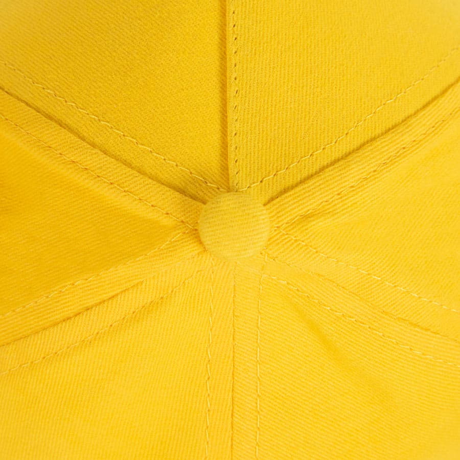 Бейсболка OPTIMA S, 5 клиньев, металлическая застежка, желтый-5