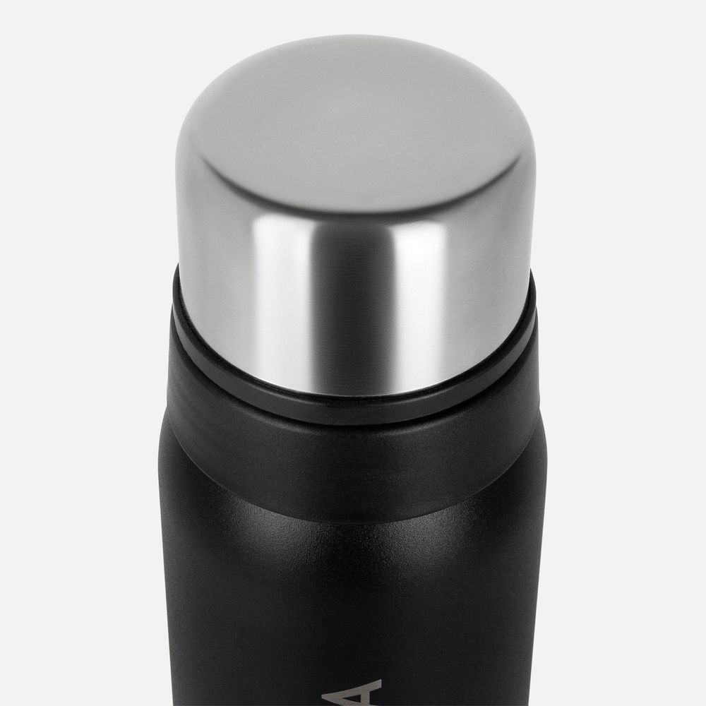 Термос Relaxika 750 со стикерпаком, черный-2