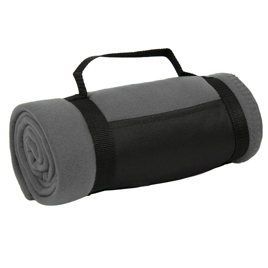 Плед COLOR, 130х150 см, флис 200 гр/м2, серый-0