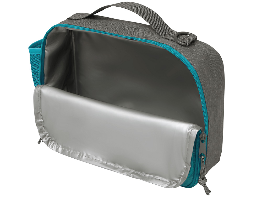 Изотермическая сумка-холодильник Breeze New для ланч-бокса, серый/голубой-6