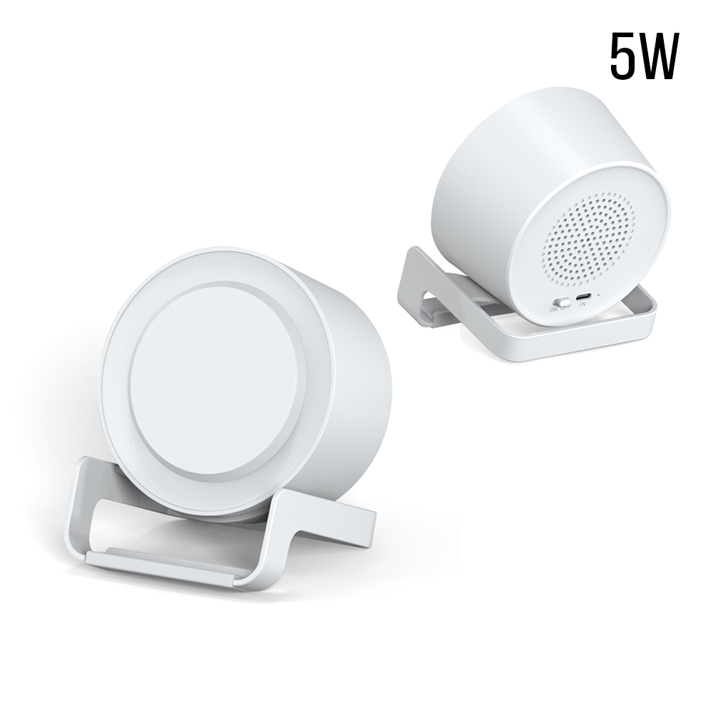 Беспроводная Bluetooth колонка U-Tone c функцией беспроводной зарядки, Белый-0